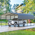 12 x 20 ft Carport with Galvanized Steel Roof R561863