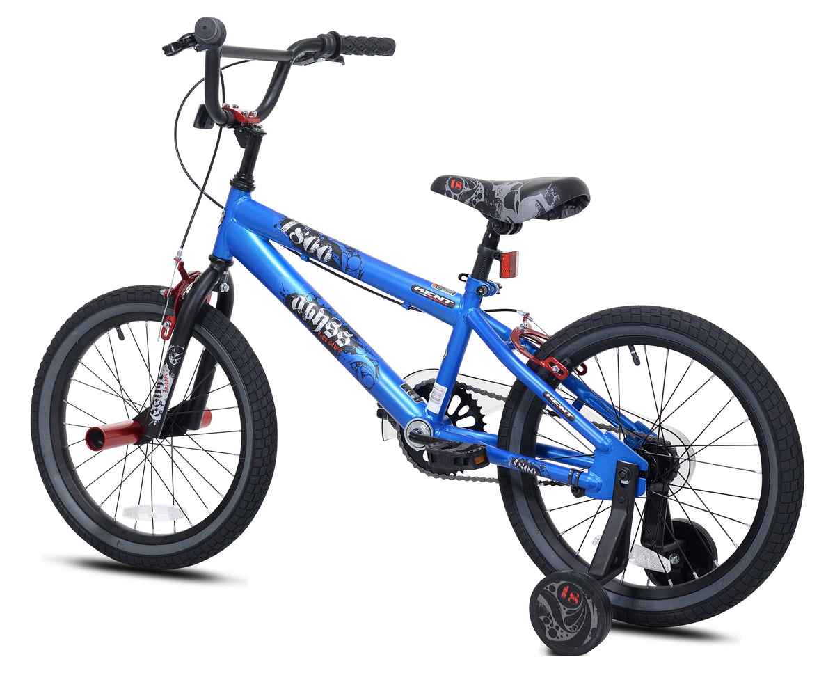 18-inch Blue Freestyle BMX Bicycle N705