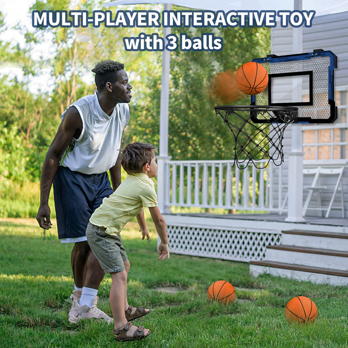 Mini Basketball Hoop with Electronic Scorer and Breakaway Rim W9926