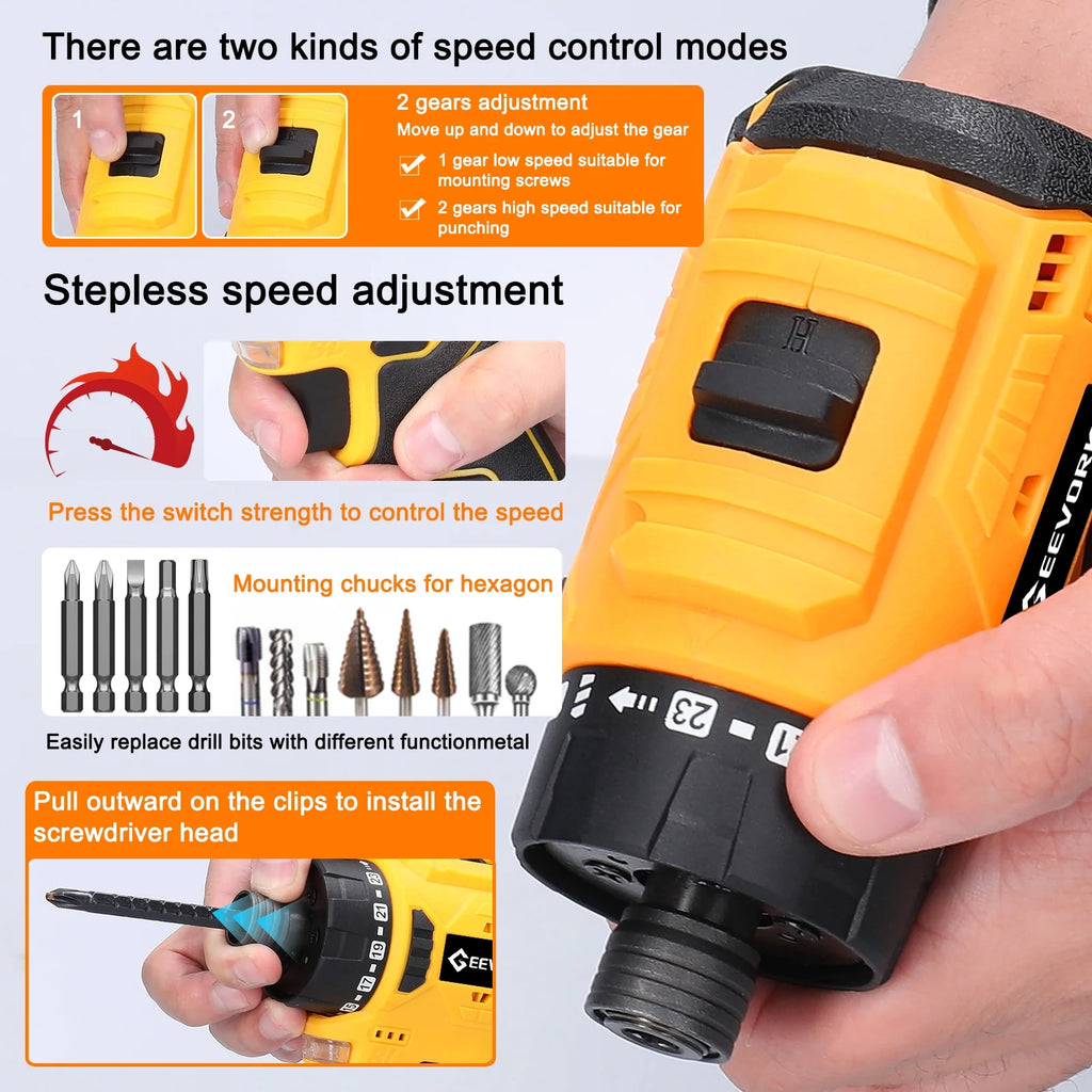 16.8V Electric Screwdriver Kit A69665