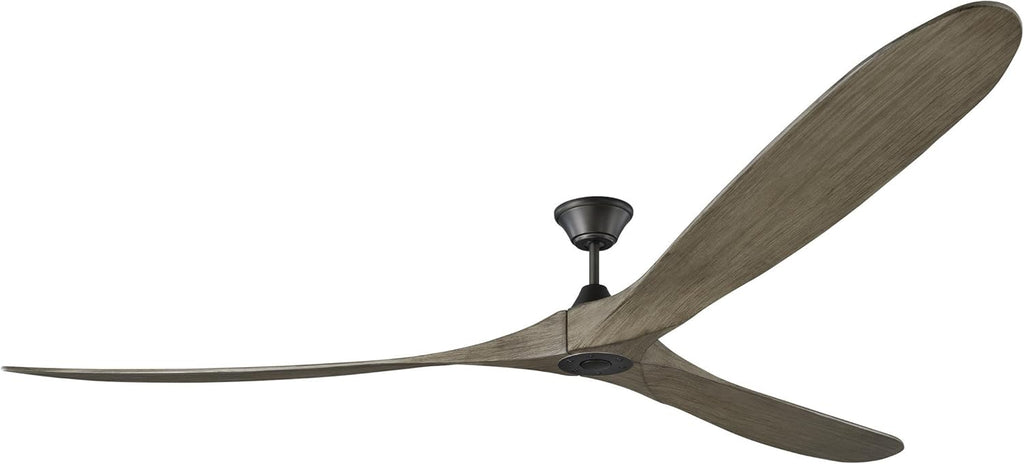70'' Outdoor Ceiling Fan with Remote Control, Brushed Steel Z774