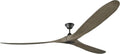 70'' Outdoor Ceiling Fan with Remote Control, Brushed Steel Z774