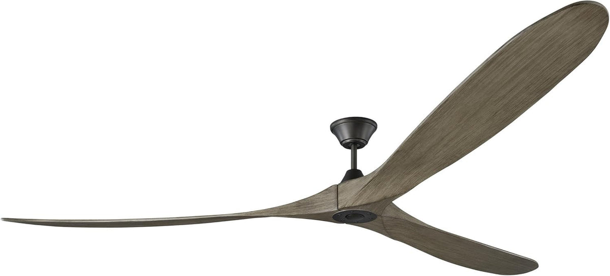 70'' Outdoor Ceiling Fan with Remote Control, Brushed Steel Z774