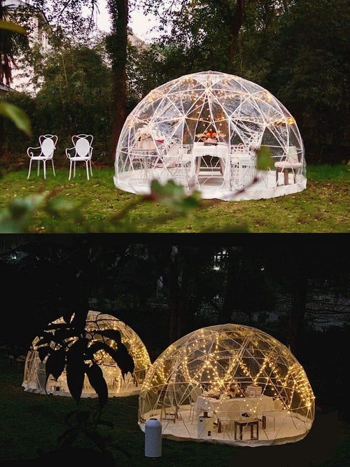 12ft Clear Geodesic Dome Tent D275942