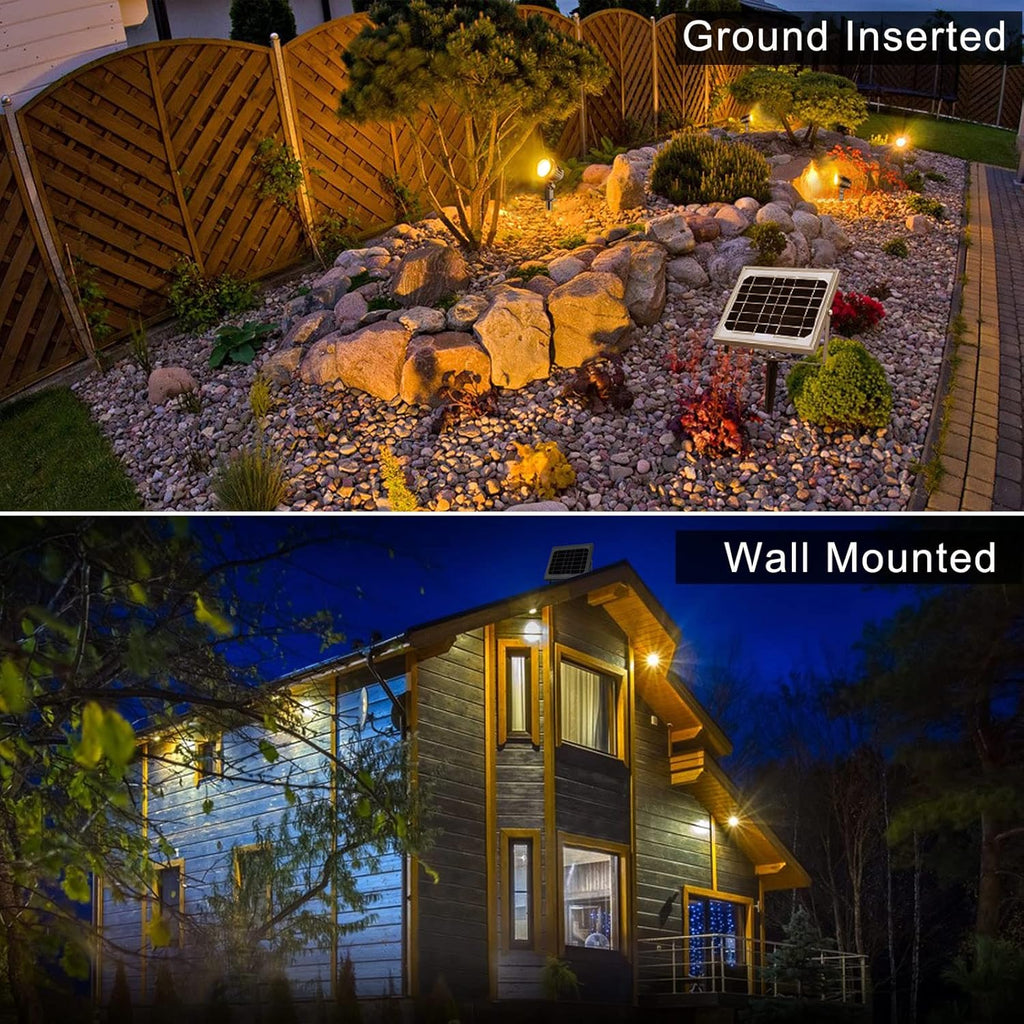 4-in-1 Solar Landscape Lights, IP66 Waterproof, 2700K/4000K/6000K L9034