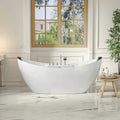 67 Freestanding Whirlpool Bathtub with Faucet X4462