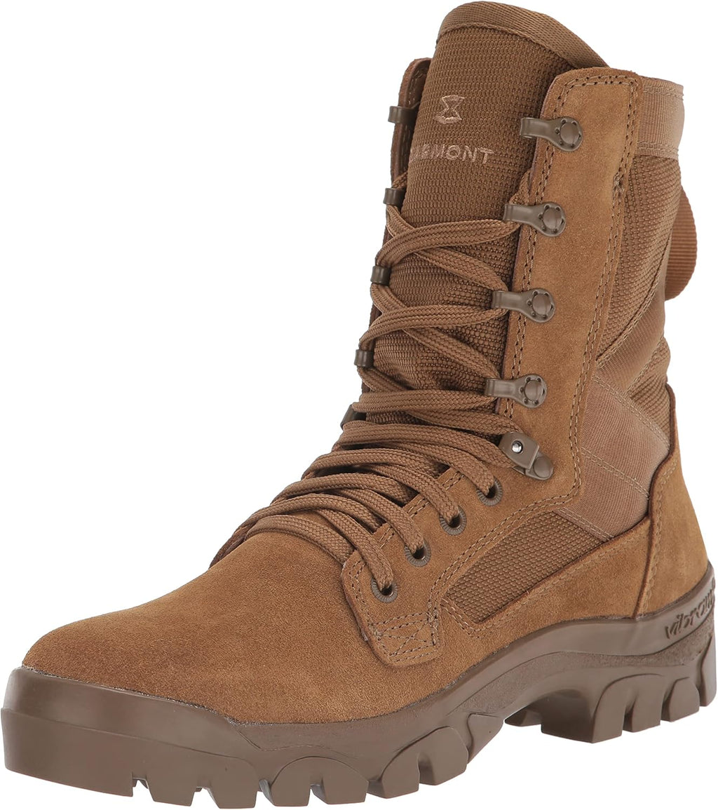Men's Suede Leather Tactical Hiking Boots, Coyote, 13 C9802