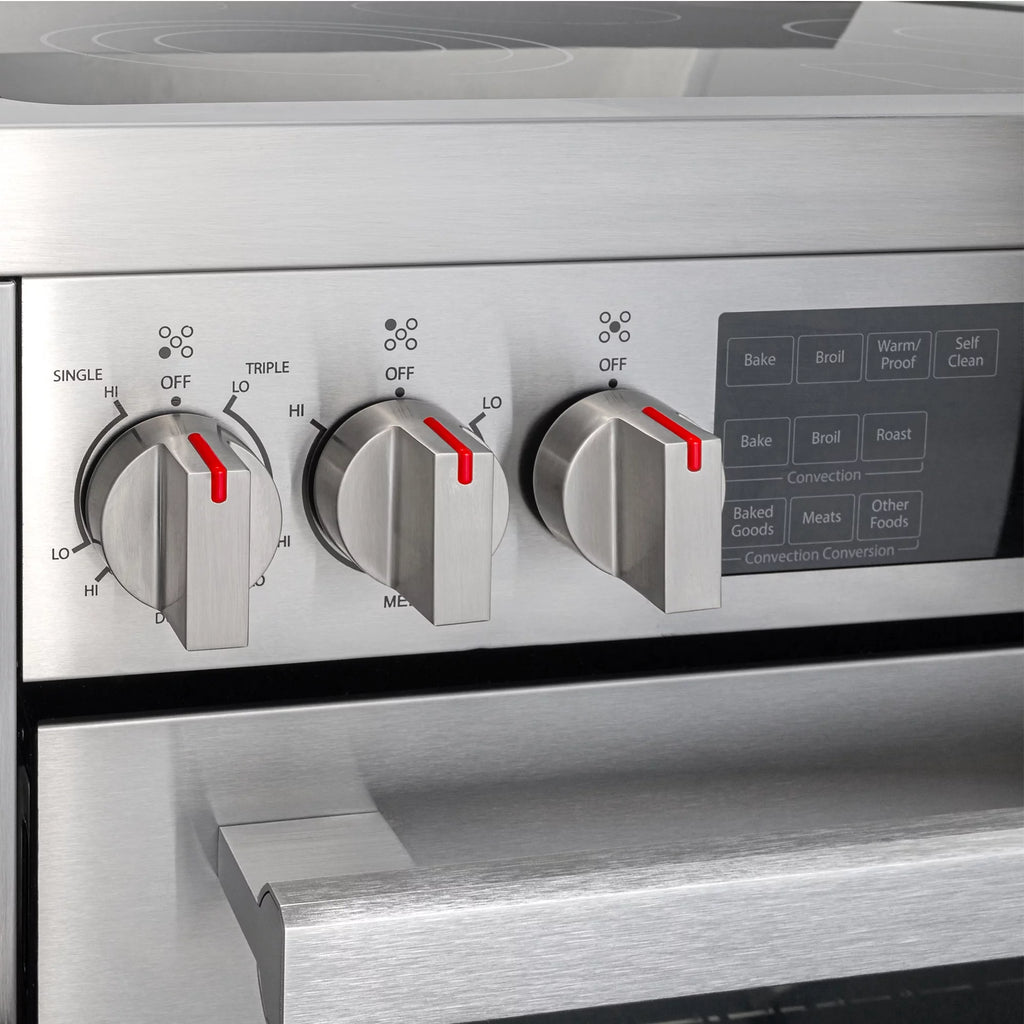 2 Piece Kitchen Appliance Bundle with 30" Electric Range and 30" Under Cabinet Range Hood C75357