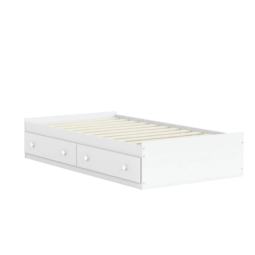 Solid Wood Twin Size Storage Bed with Drawers B399454