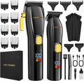 Black Cordless Hair Clippers and Trimmer Kit B483714