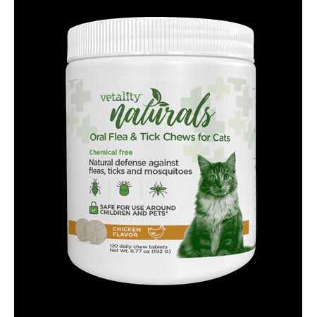 120 ct Oral Flea & Tick Chews for Cats F116