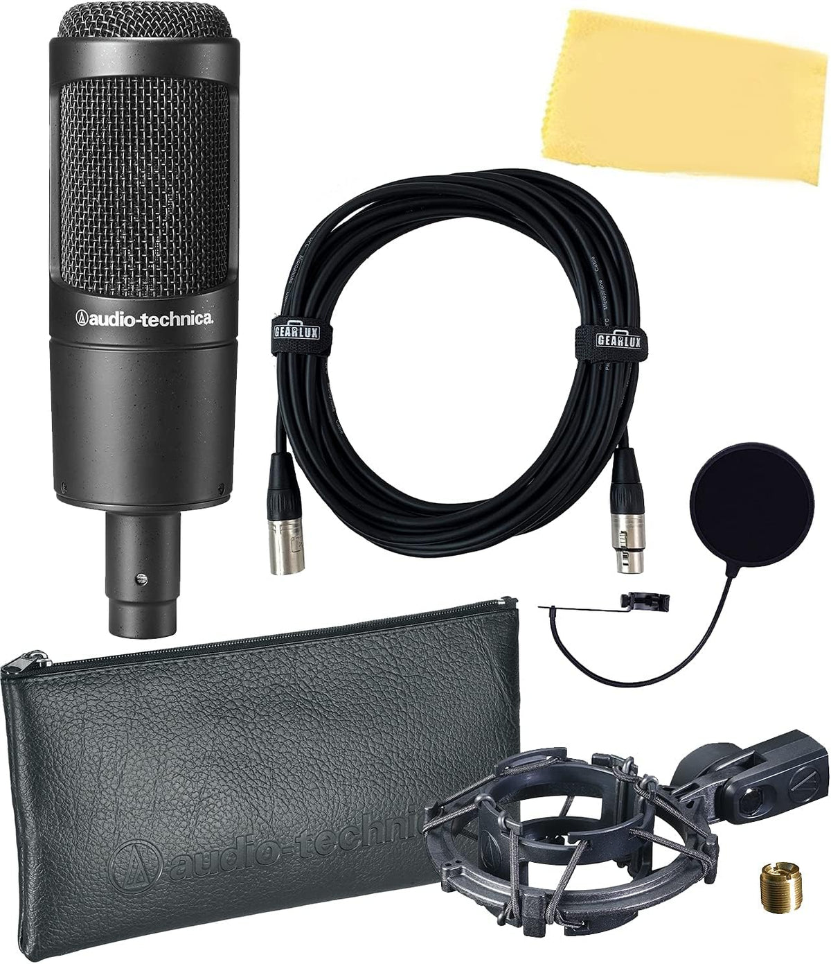 Cardioid Condenser Handheld Microphone Bundle with Boom Stand I52033