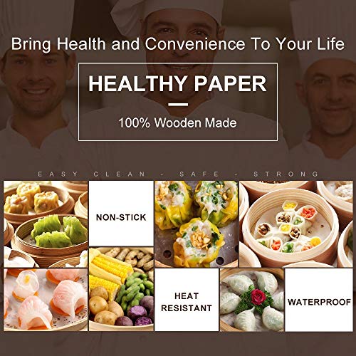 100pcs Non-stick Perforated Parchment Paper Air Fryer Liners I589828