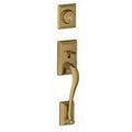 Antique Brass Double Cylinder Handleset I36296