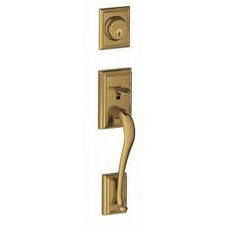 Antique Brass Double Cylinder Handleset I36296