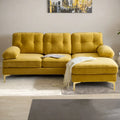 83" Velvet L-Shaped Sectional Sofa Z2184
