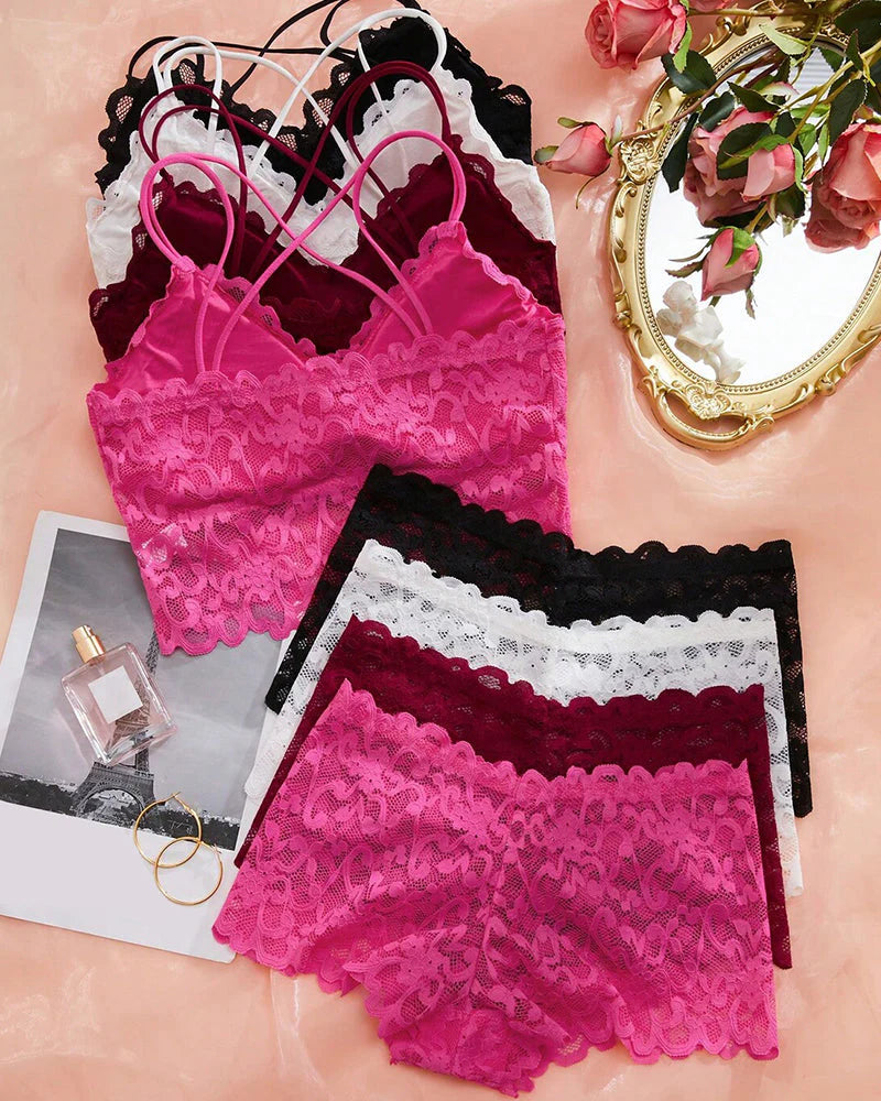Lace Bralette & Panty Bundle P62150
