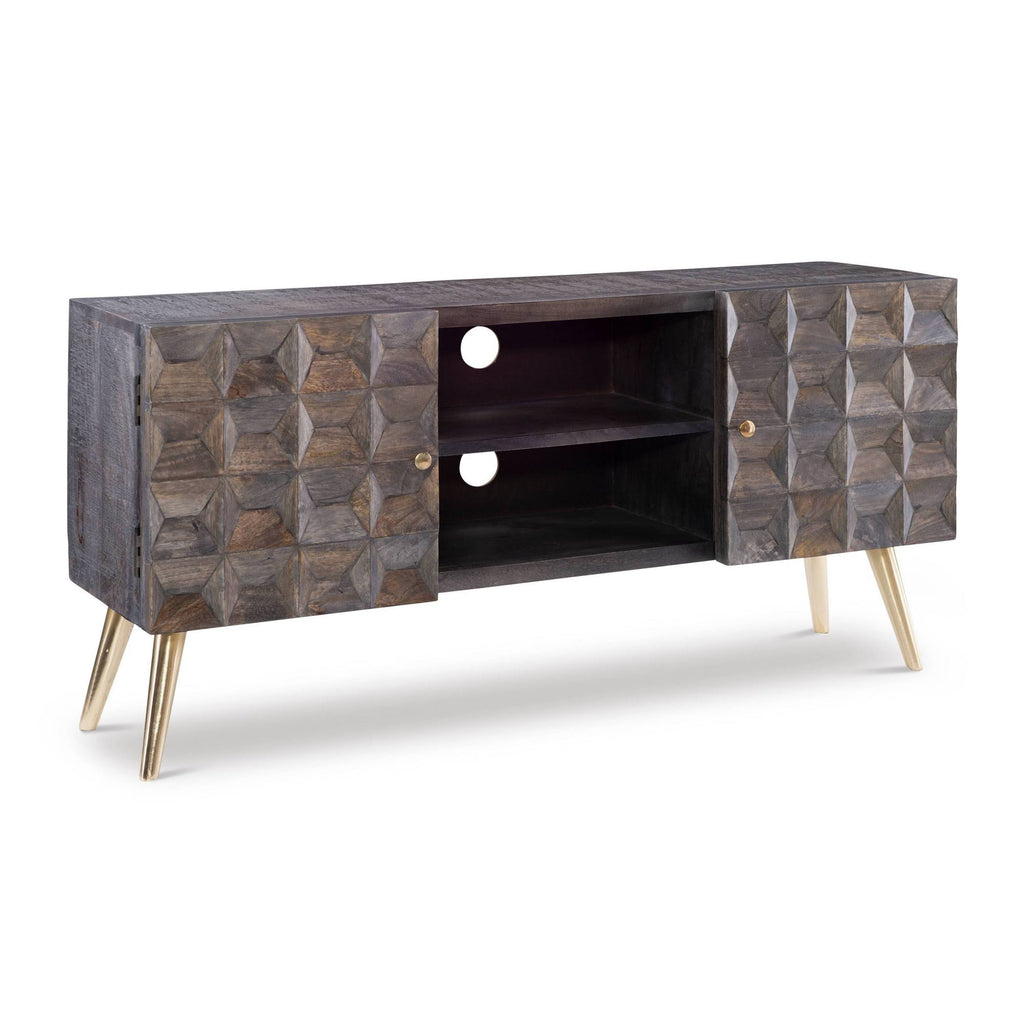Brown Media Cabinet S331