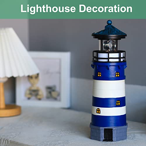 Solar LED Lighthouse Lamp Outdoor Decorative F11587