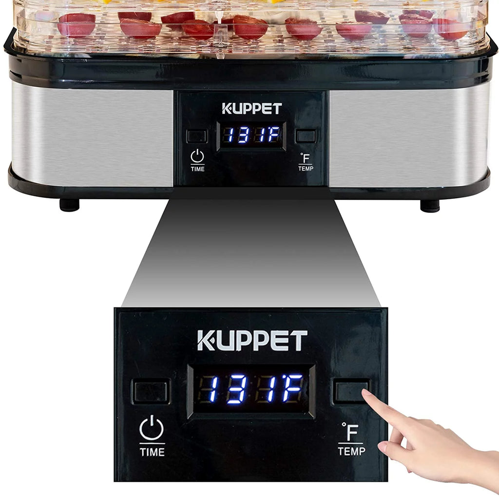 Electric Food Dehydrator with Adjustable Thermostat, 5-Tray R584366