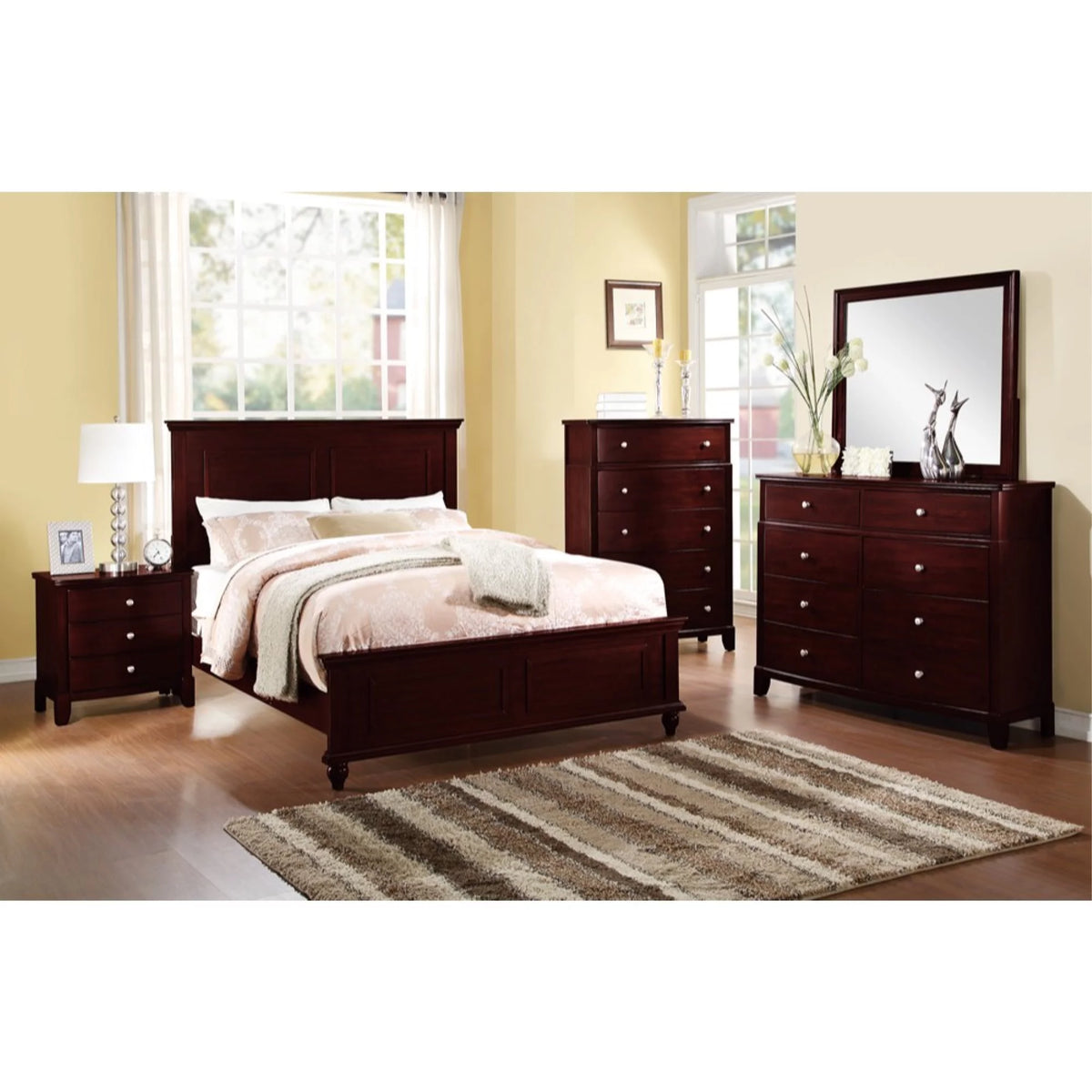 Wooden California King Bed B174356