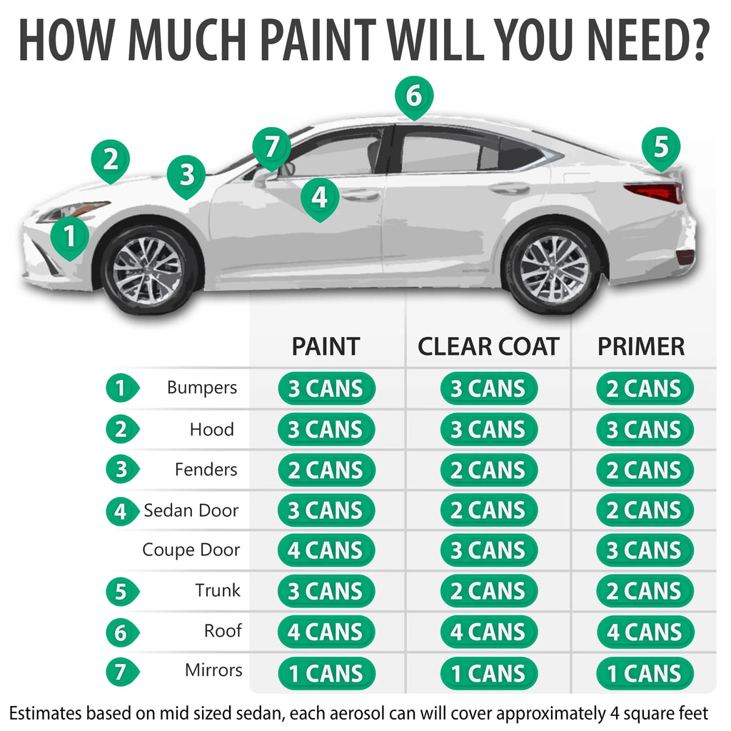 Shadow Mica Automotive Touch Up Paint Spray Basic Kit K181
