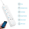 Smart Power Strip with 3 AC Outlets 2 USB Ports A9412