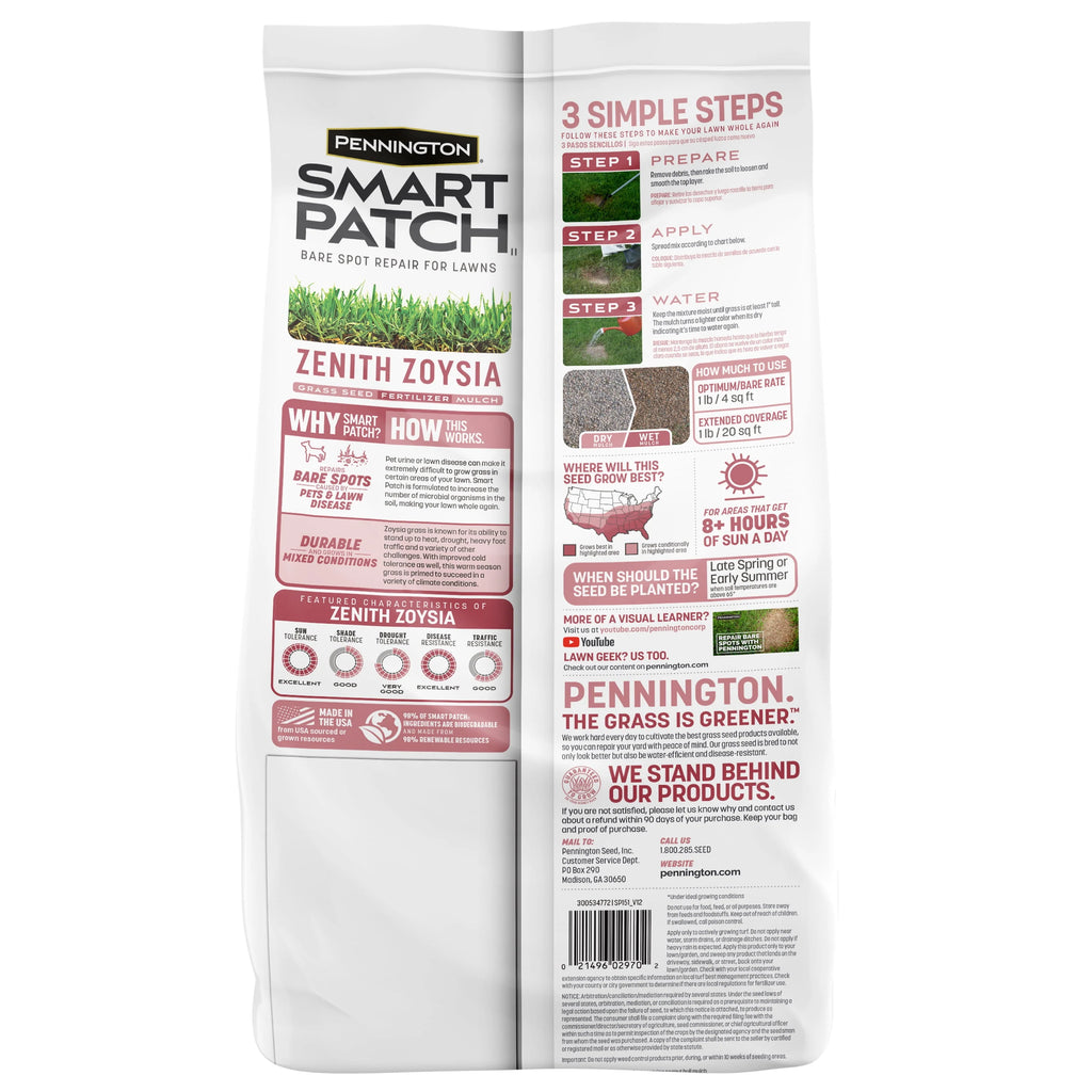 Zoysia Grass Seed 5 lb D2738