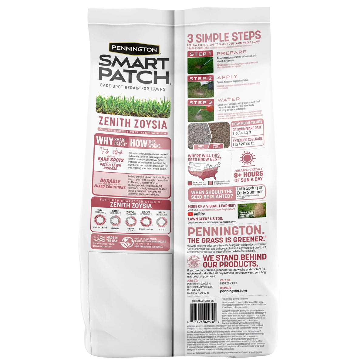 Zoysia Grass Seed 5 lb D2738