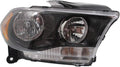 Headlight Assembly for Dodge Durango Passenger Side Black Housing D6221
