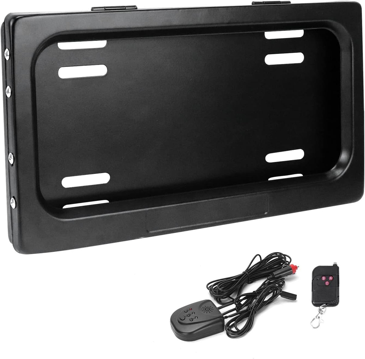 Black License Plate Frame Pack of 2 R755