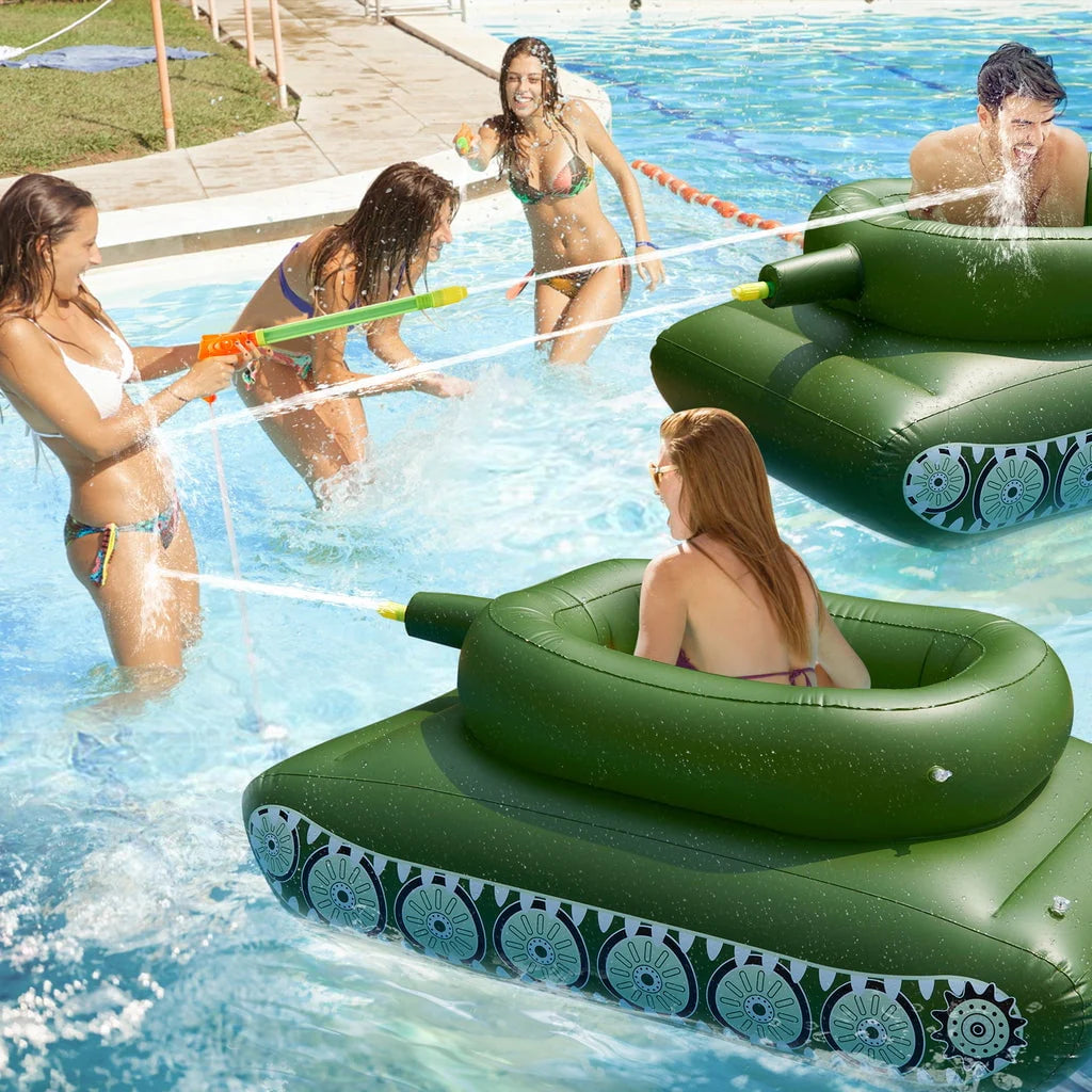 Inflatable Tank Pool Float with Water Cannon A140
