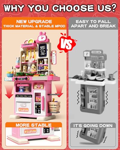 Kids Kitchen Playset with Lights & Sounds G6007