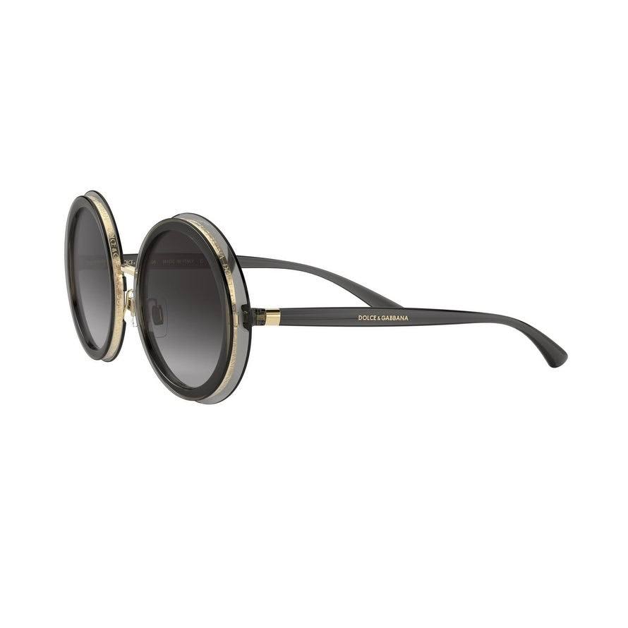 Transparent Grey Gold Sunglasses G415