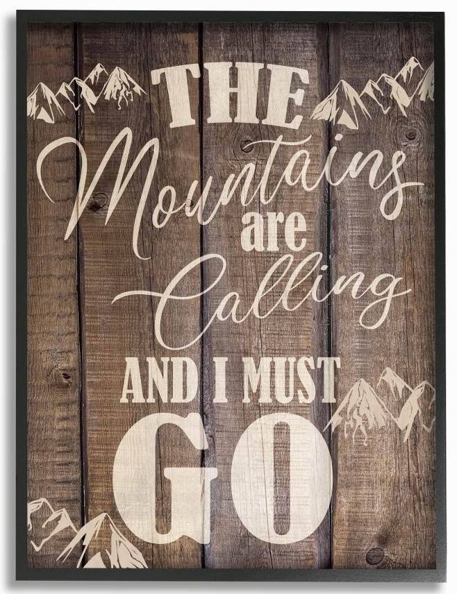 Mountains Landscape Framed Art H849