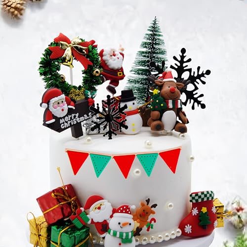 28 PCS Christmas Cake Decoration I969982