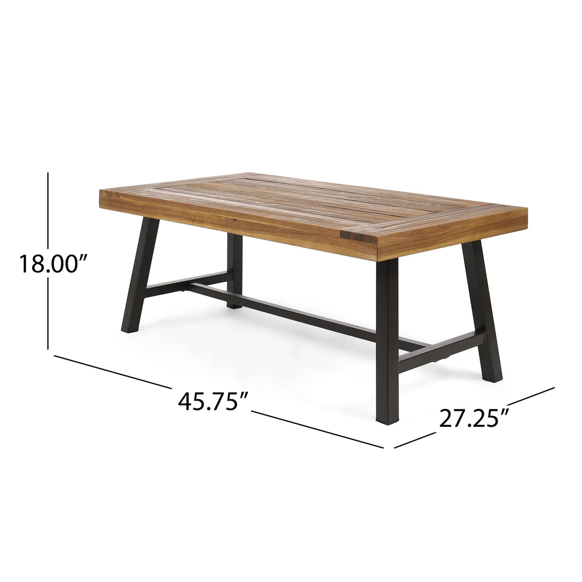 Rustic Acacia Wood Coffee Table S4320