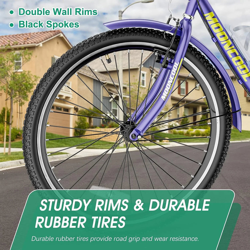 Purple Adult Tricycles with Removable Shopping Basket I26699