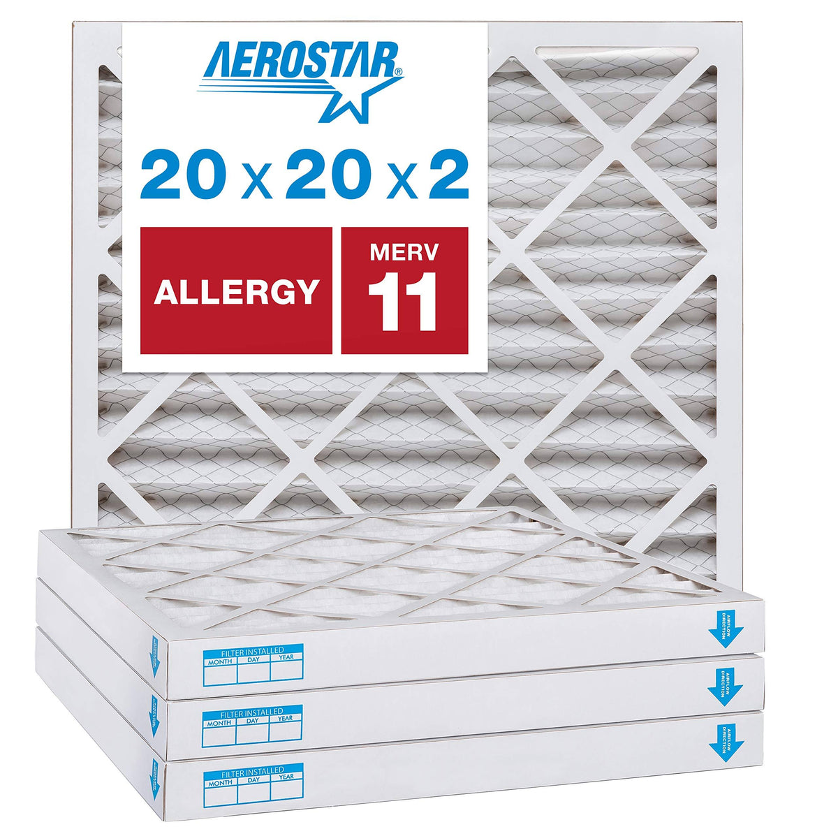 20x20x2 MERV 11 Pleated Air Filter K5219