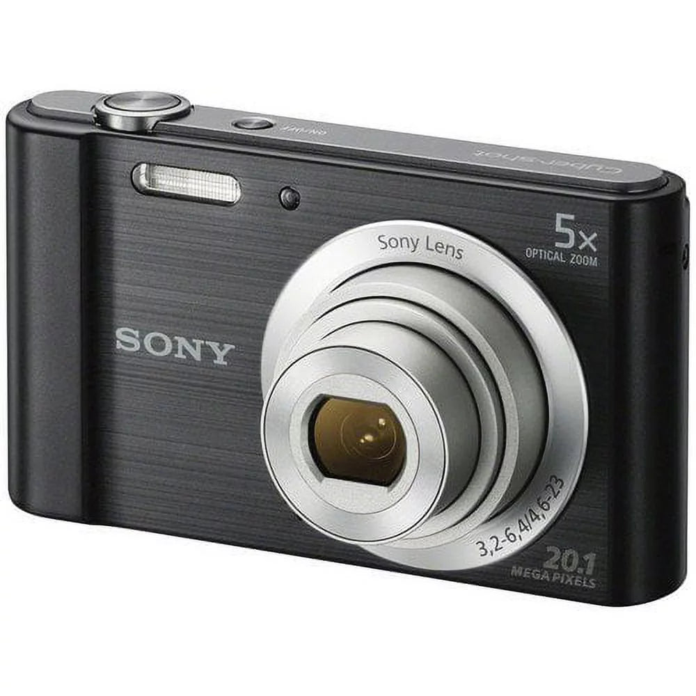 Black Digital Camera with 64GB Accessory Bundle G957
