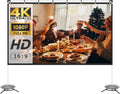 120 Inch 16:9 Portable Projector Screen with Stand and Carry Bag G8170