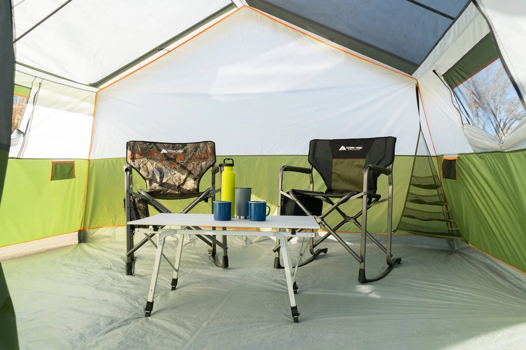 8-Person Cabin Tent with Screen Porch, Green Q71794