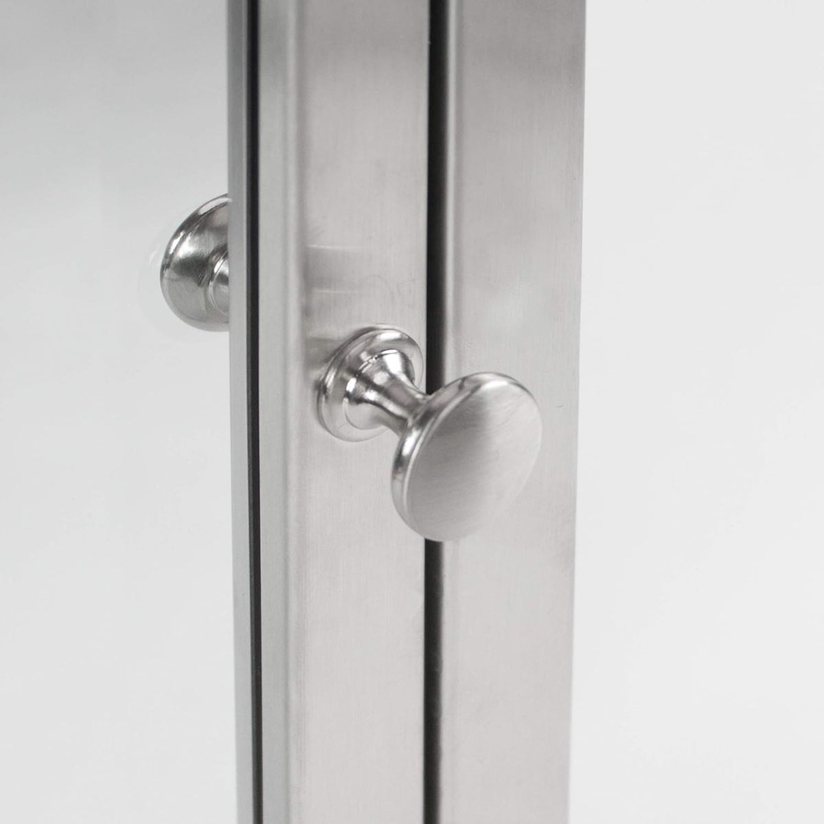 Brushed Nickel Recessed Medicine Cabinet Mirror with Beveled Edge and Adjustable Shelves 16"x26" N6126
