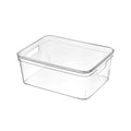 12 Pc Clear Plastic Storage Bin K35305