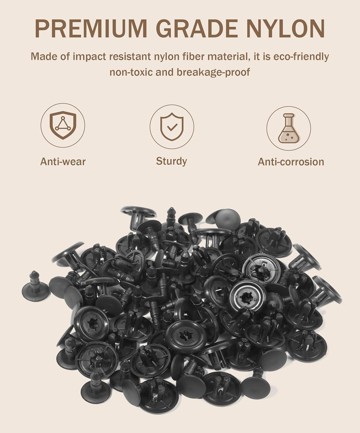 40 PCS Engine Under Cover Push-Type Retainer Clips J978147