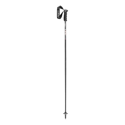 Black/White/Neon Red Carbon Ski Poles L4575