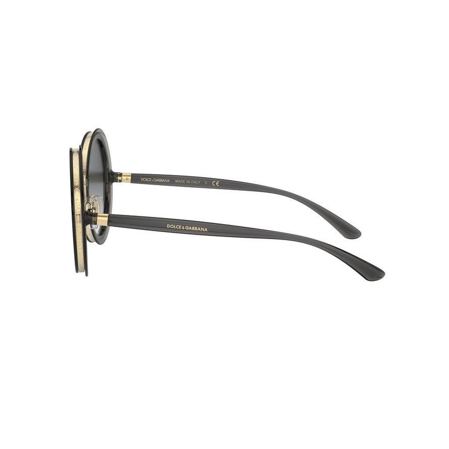 Transparent Grey Gold Sunglasses G415