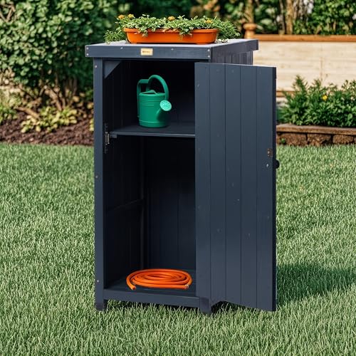 Outdoor Storage Cabinet with Shelves P89858