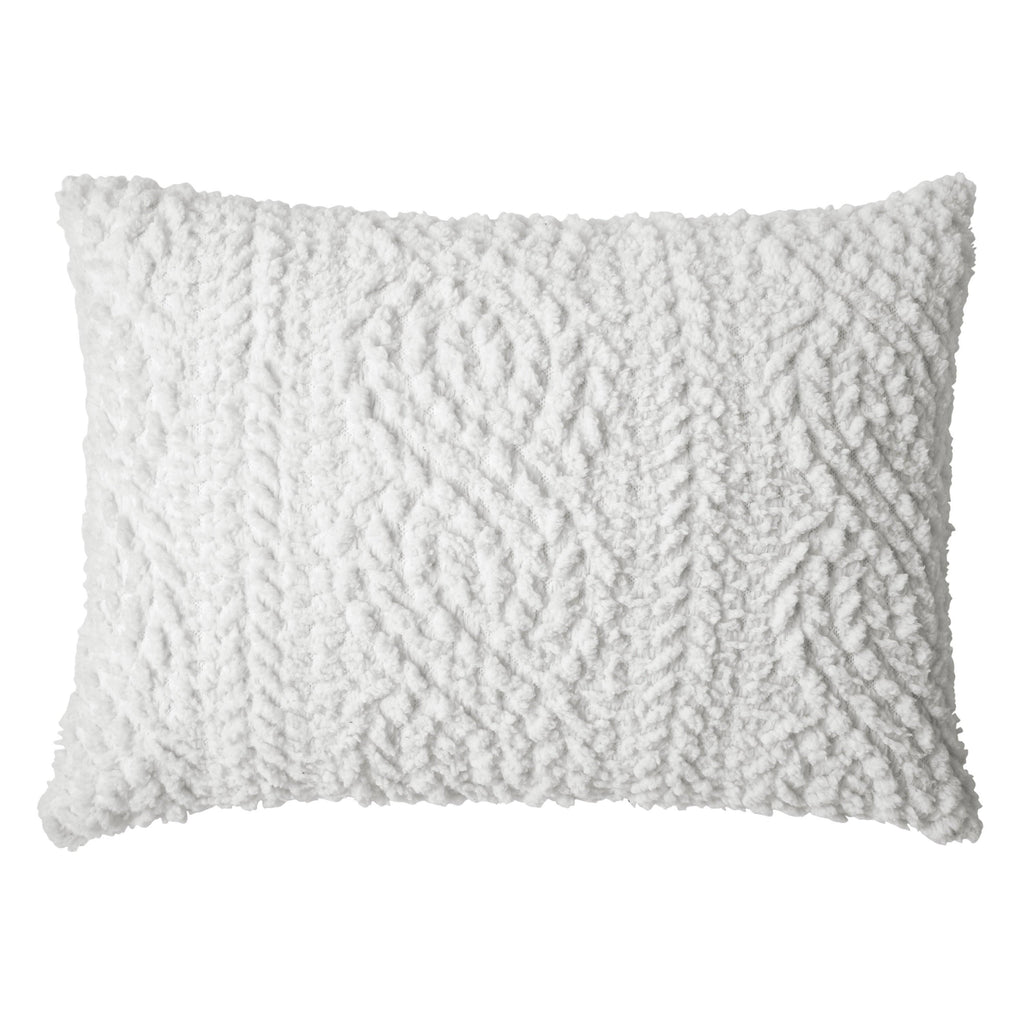 White Twin Sherpa Comforter Set J86473