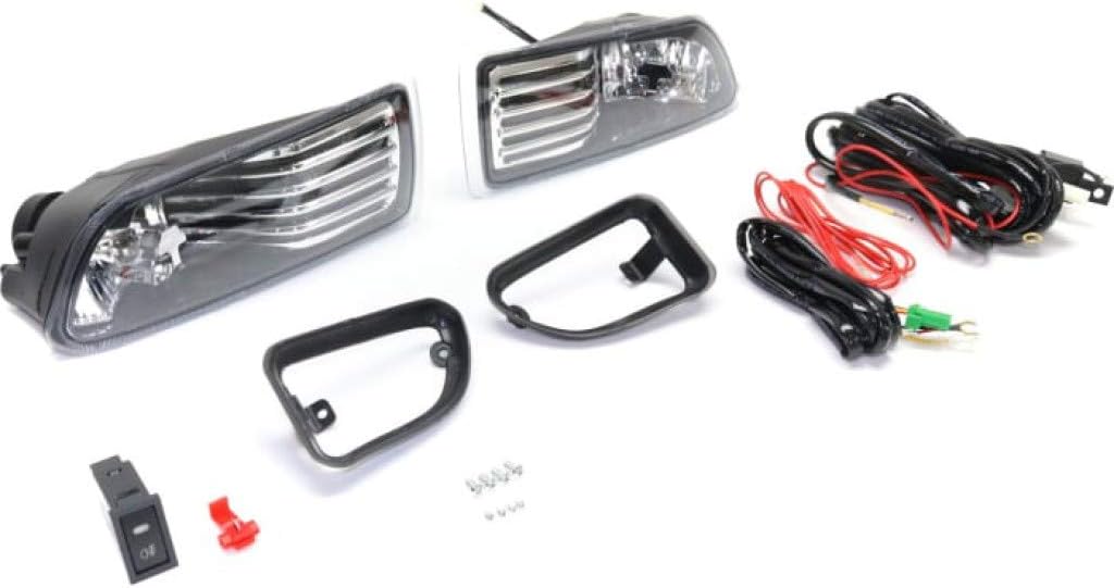 Pair Halogen Fog Light Assembly with Clear Lens L762